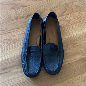 Women’s Leather Mary Lock Up Coach Loafers